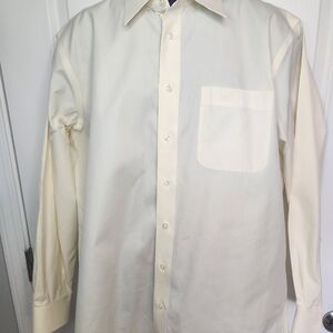 Elegant Cream Dress Shirt for Men